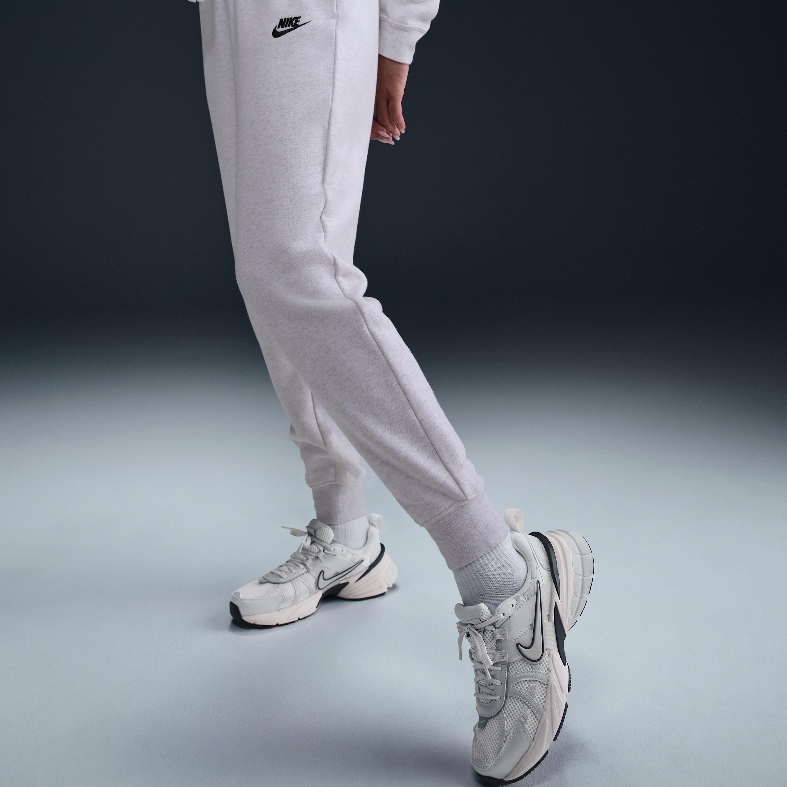 Women's Nike Sportswear Club Fleece Midrise Joggers, Size: Medium, Birch Grey Product Image