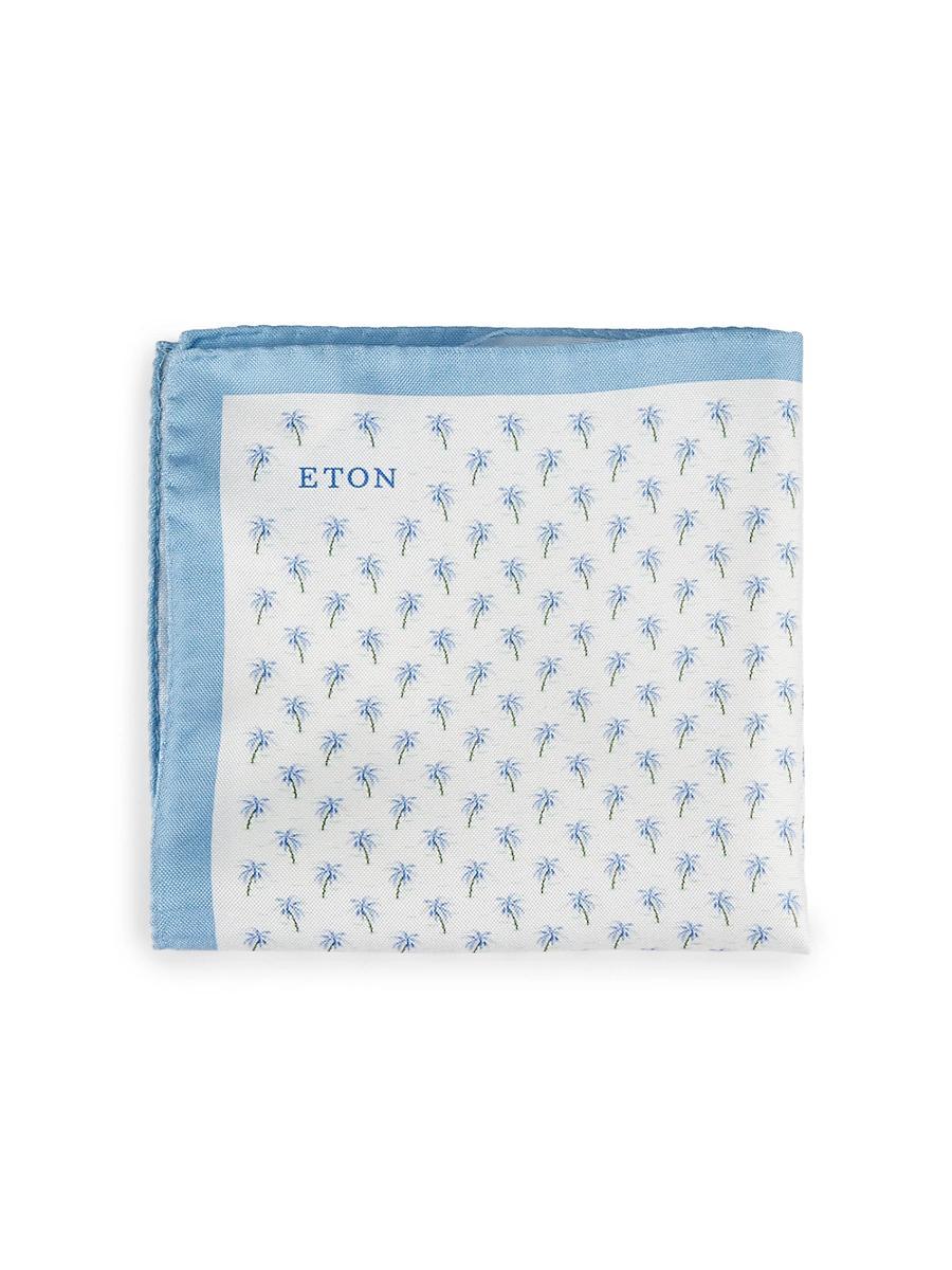 Mens Palm Tree Silk Pocket Square Product Image