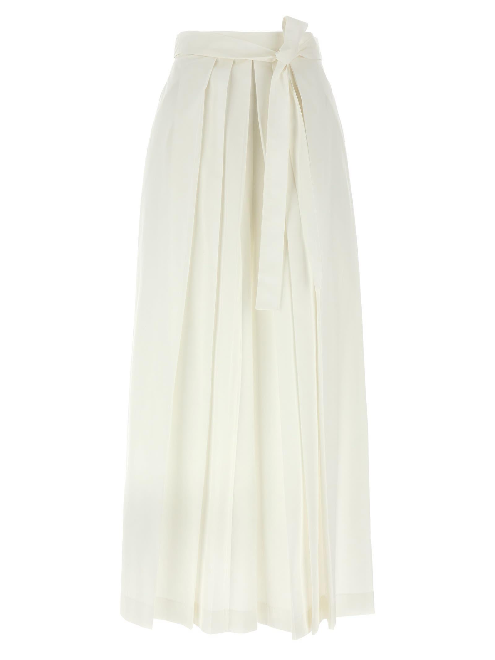 FABIANA FILIPPI Wide Range Of Trousers In White Product Image