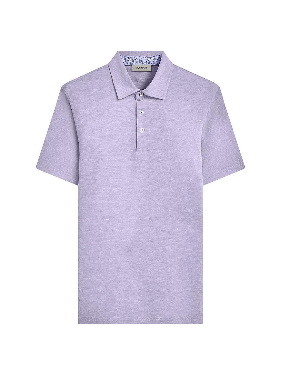 Mens Three-Button Polo Shirt Product Image