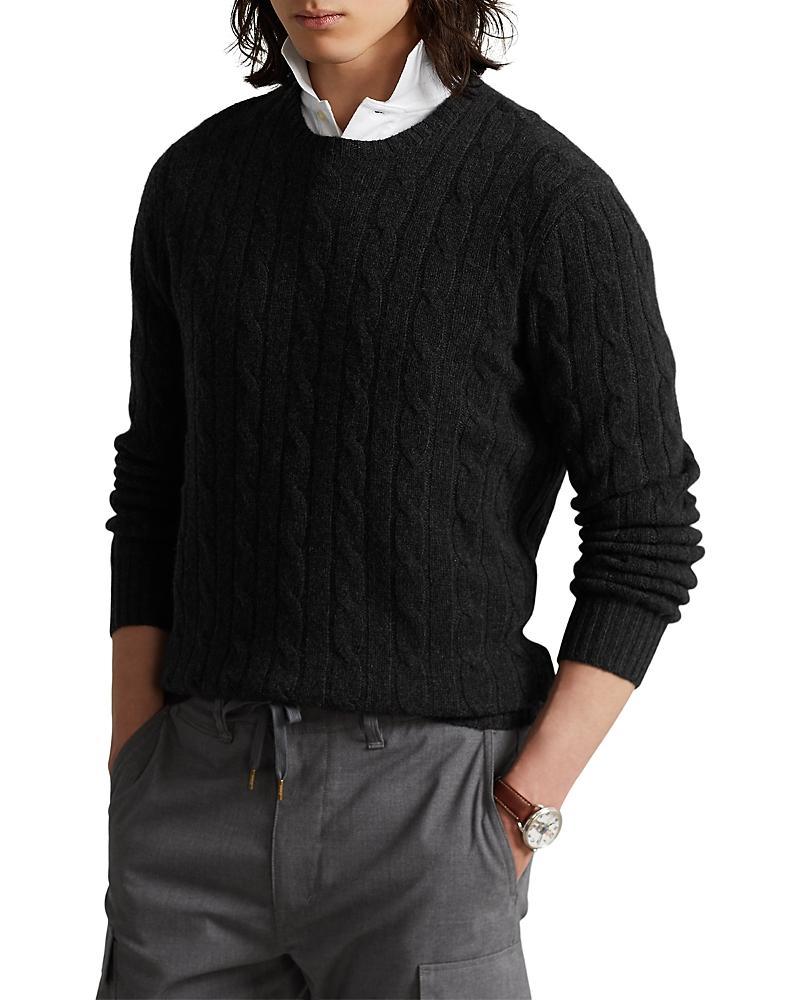 Polo Ralph Lauren Cashmere Cable Knit Crewneck Sweater Product Image