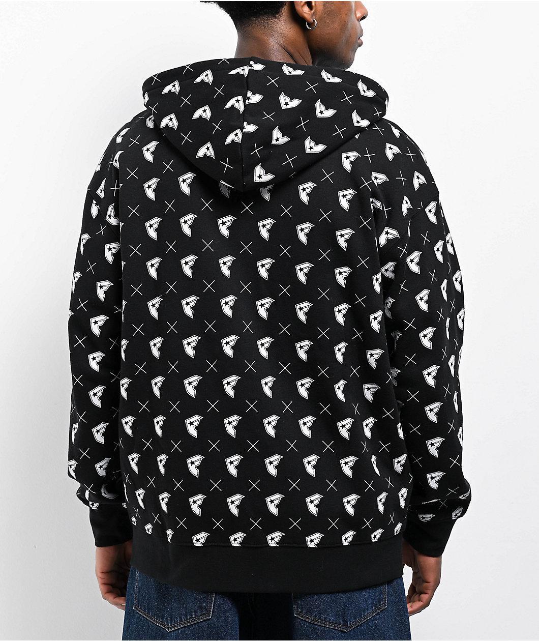 Famous Stars & Straps BOH Black Zip Hoodie Product Image