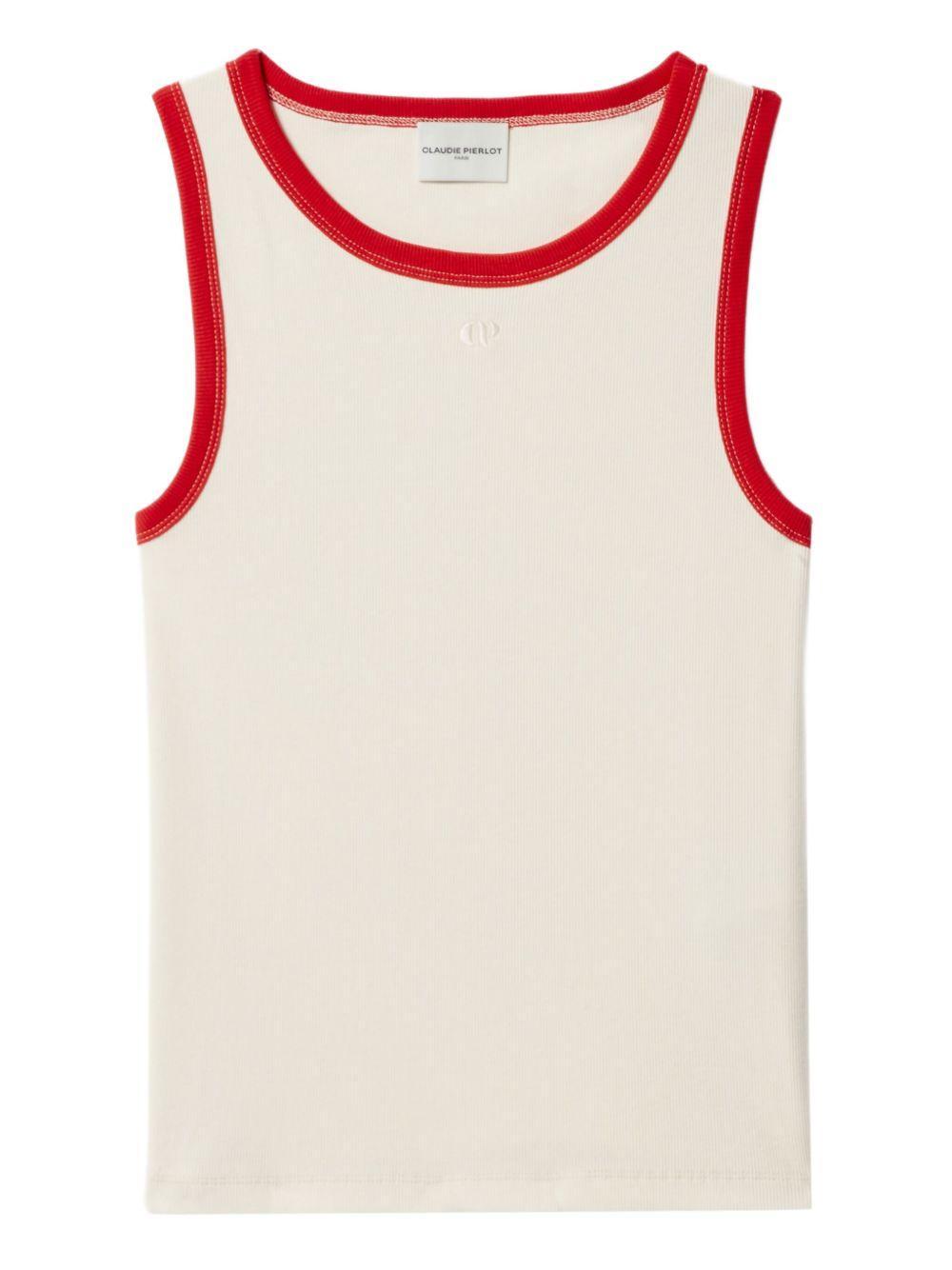 ribbed cotton top Product Image
