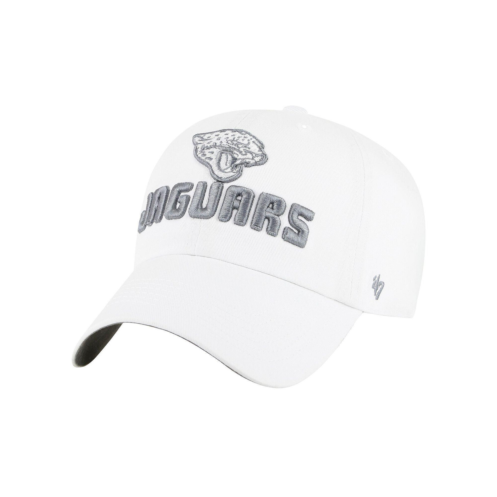 Women's '47  White Jacksonville Jaguars Luminace Clean Up Adjustable Hat Product Image