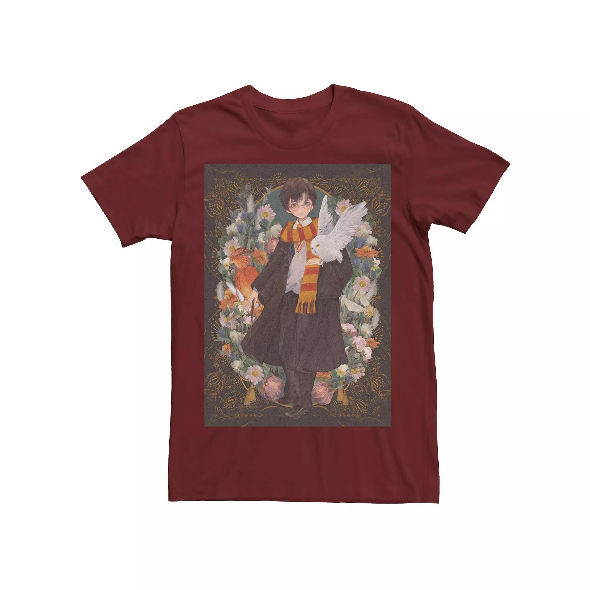 Men's Harry Potter Deathly Hallows 2 Fantasy Tee, Size: Medium, Red Product Image