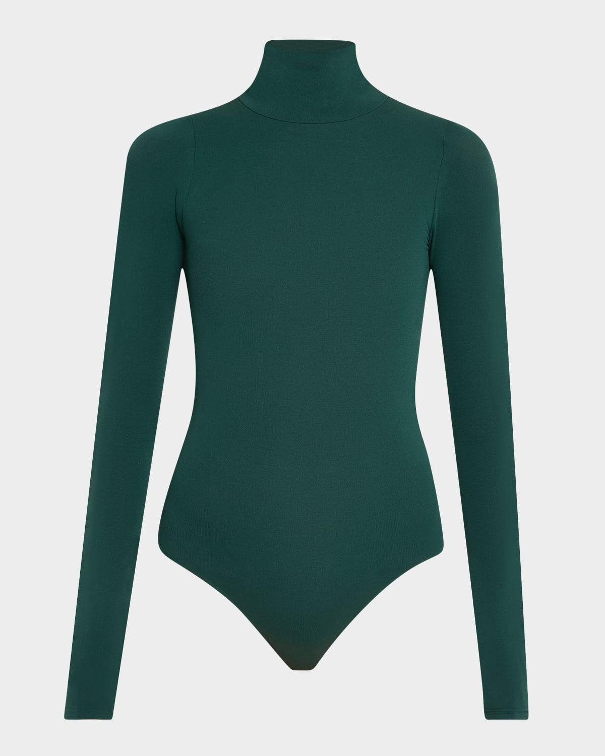 Womens Ballet Body Turtleneck Bodysuit Product Image