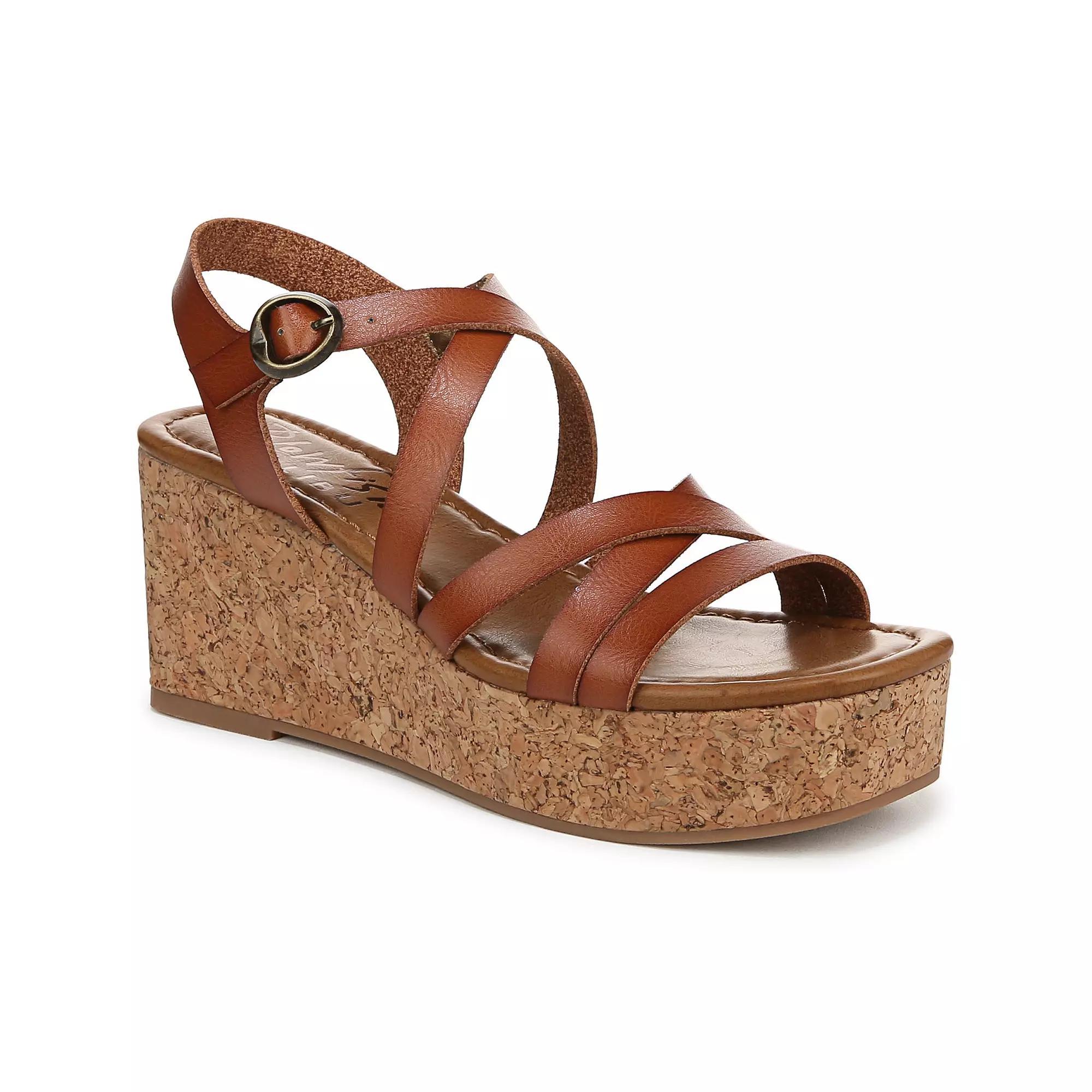 Blowfish Malibu Aurora Women's Platform Wedge Sandals, Size: 9, Scotch Brown Product Image