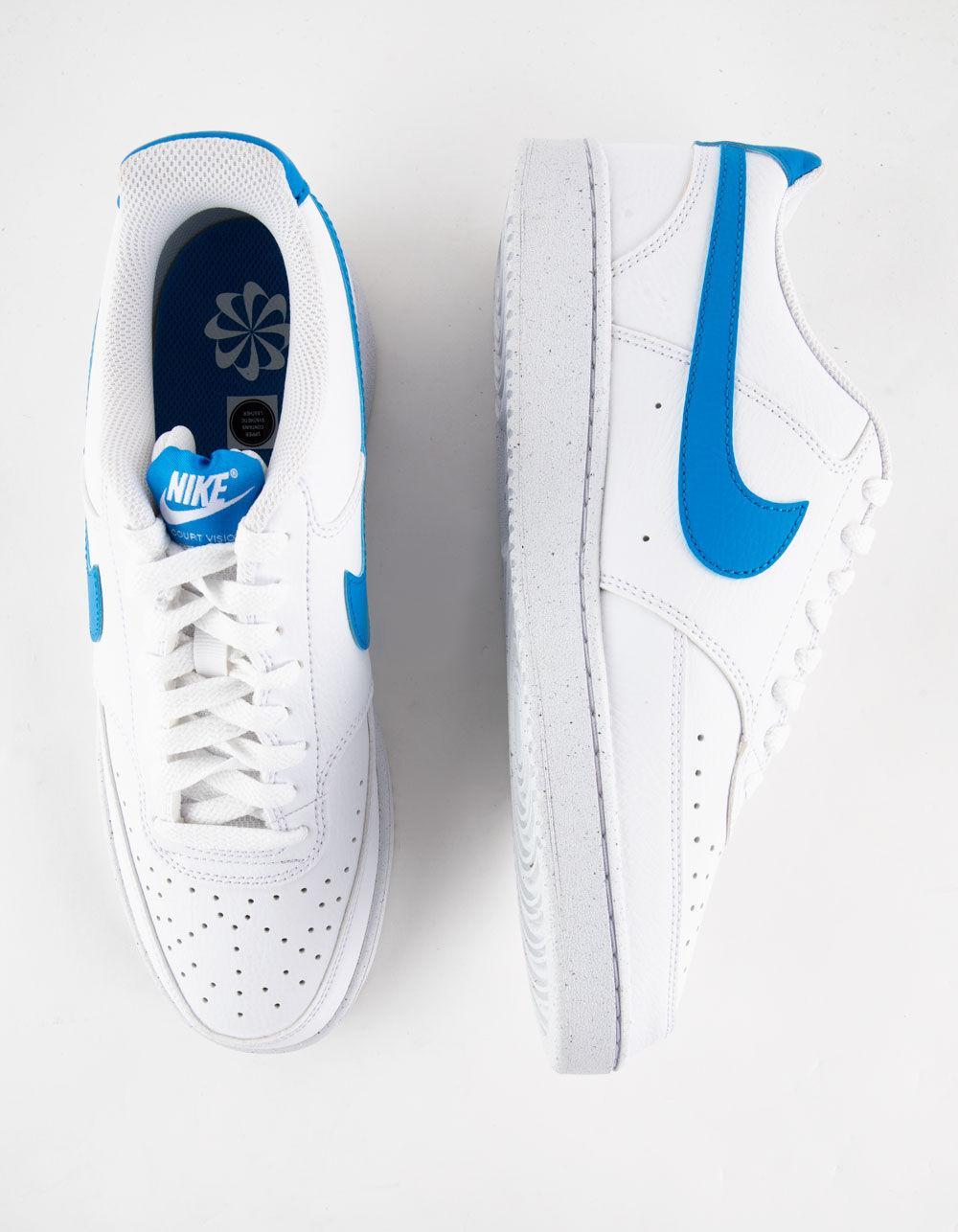NIKE Court Vision Low Next Nature Mens Shoes - BLK/RED Product Image