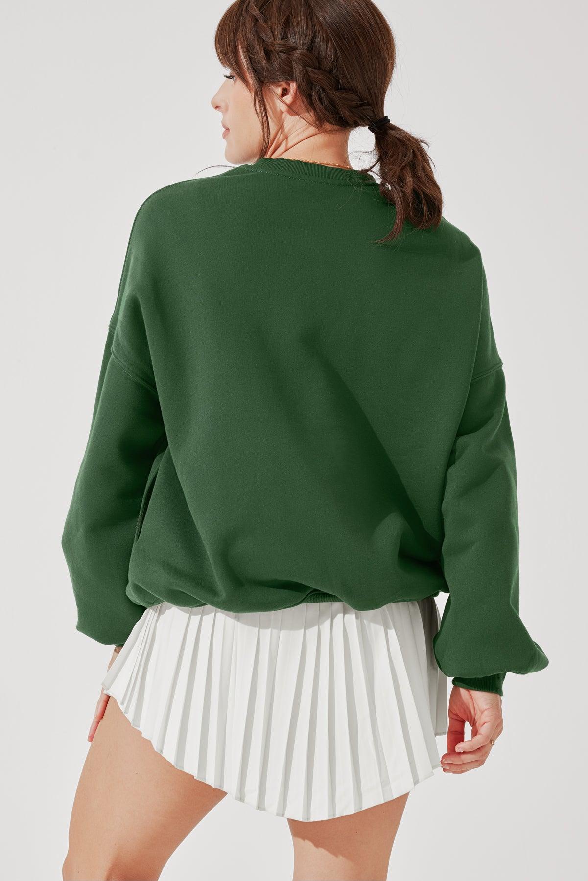 Cloud Crewneck Sweater - Merlot Product Image