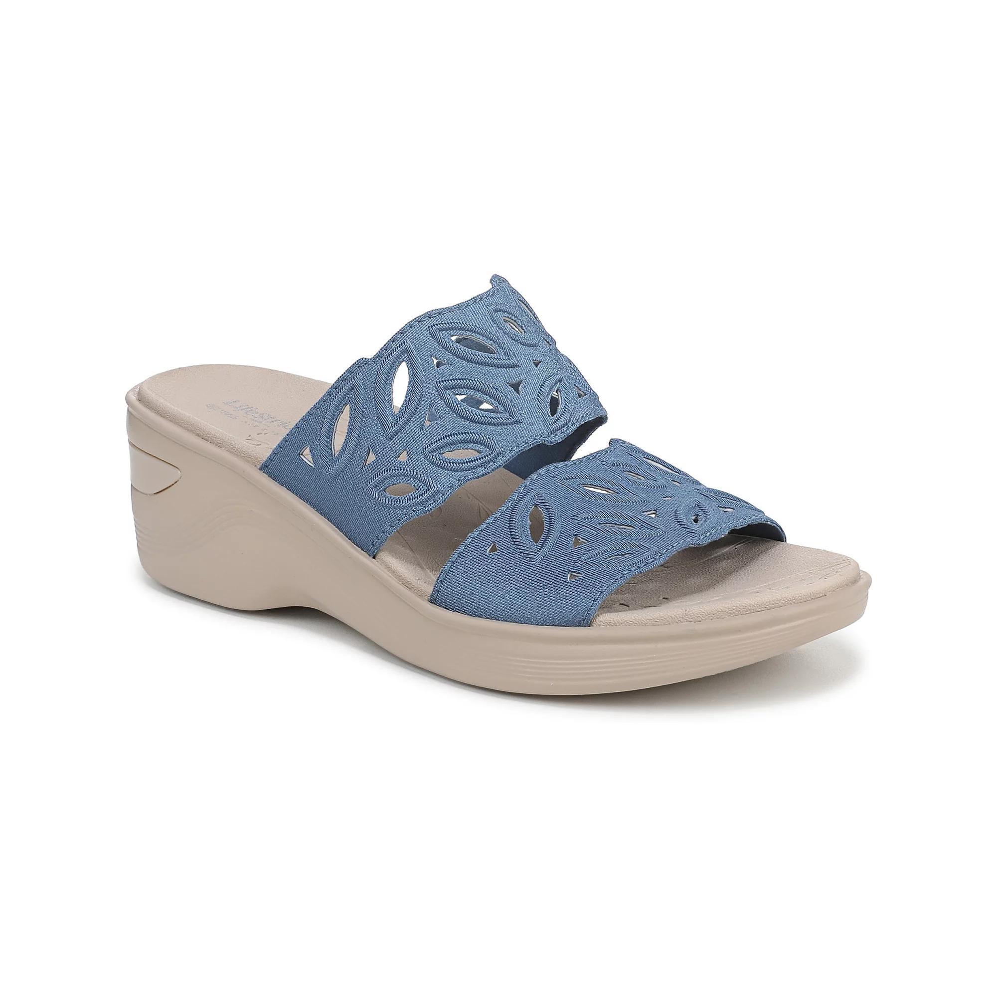 LifeStride Delight Women's Slides, Size: 8, Blue Shimmer Product Image