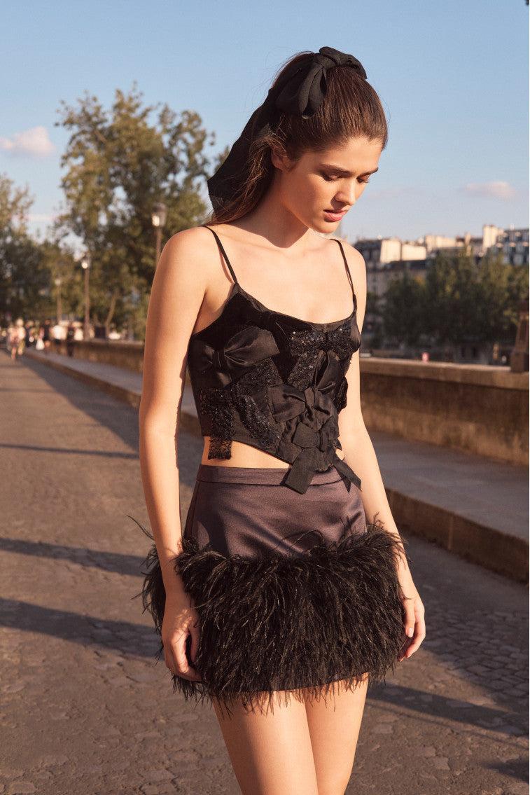 Woodley Bow Bustier Top Product Image