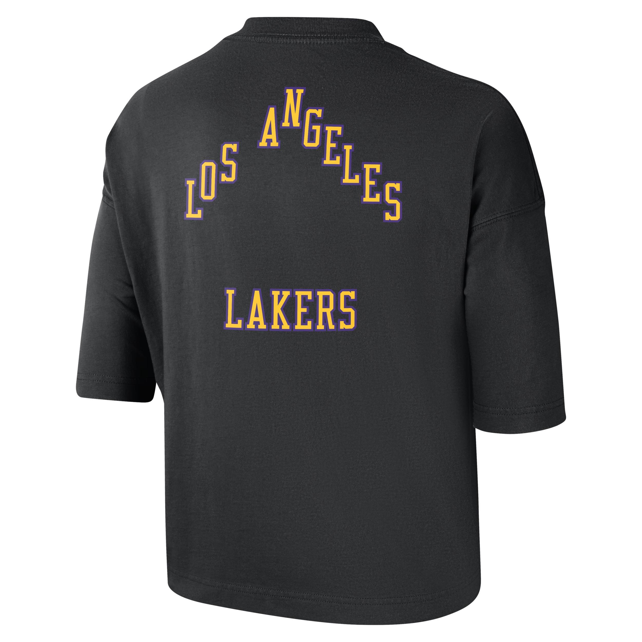 Los Angeles Lakers 2023/24 City Edition Women's Nike NBA Courtside Boxy T-Shirt Product Image