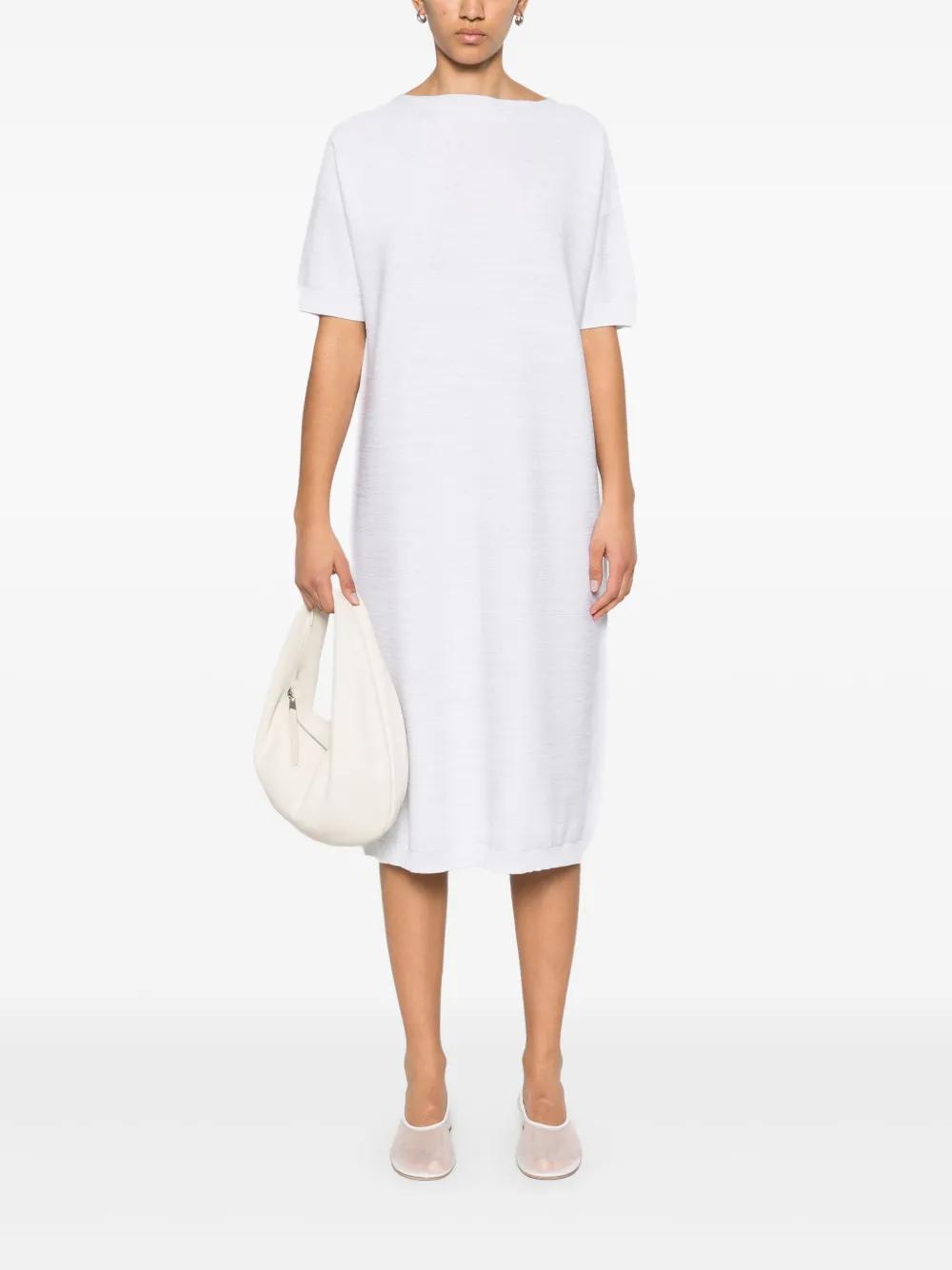 FABIANA FILIPPI Lurex Midi Dress In White Product Image
