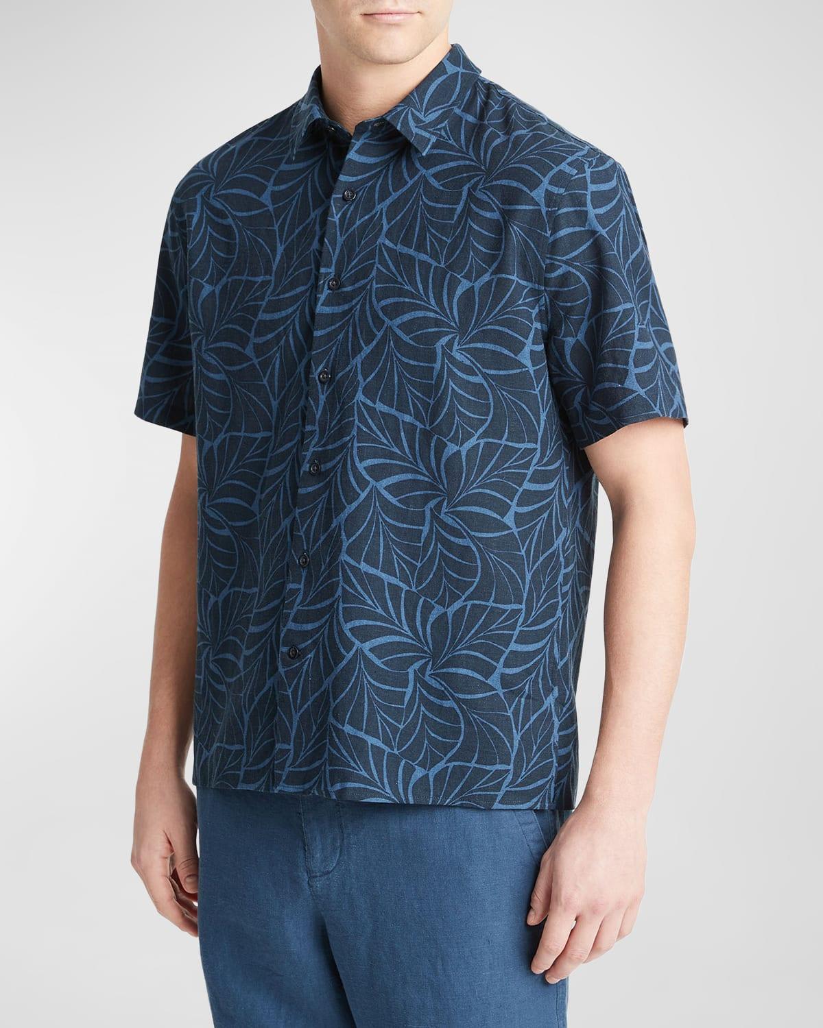 Men's Knotted Leaves Sport Shirt Product Image
