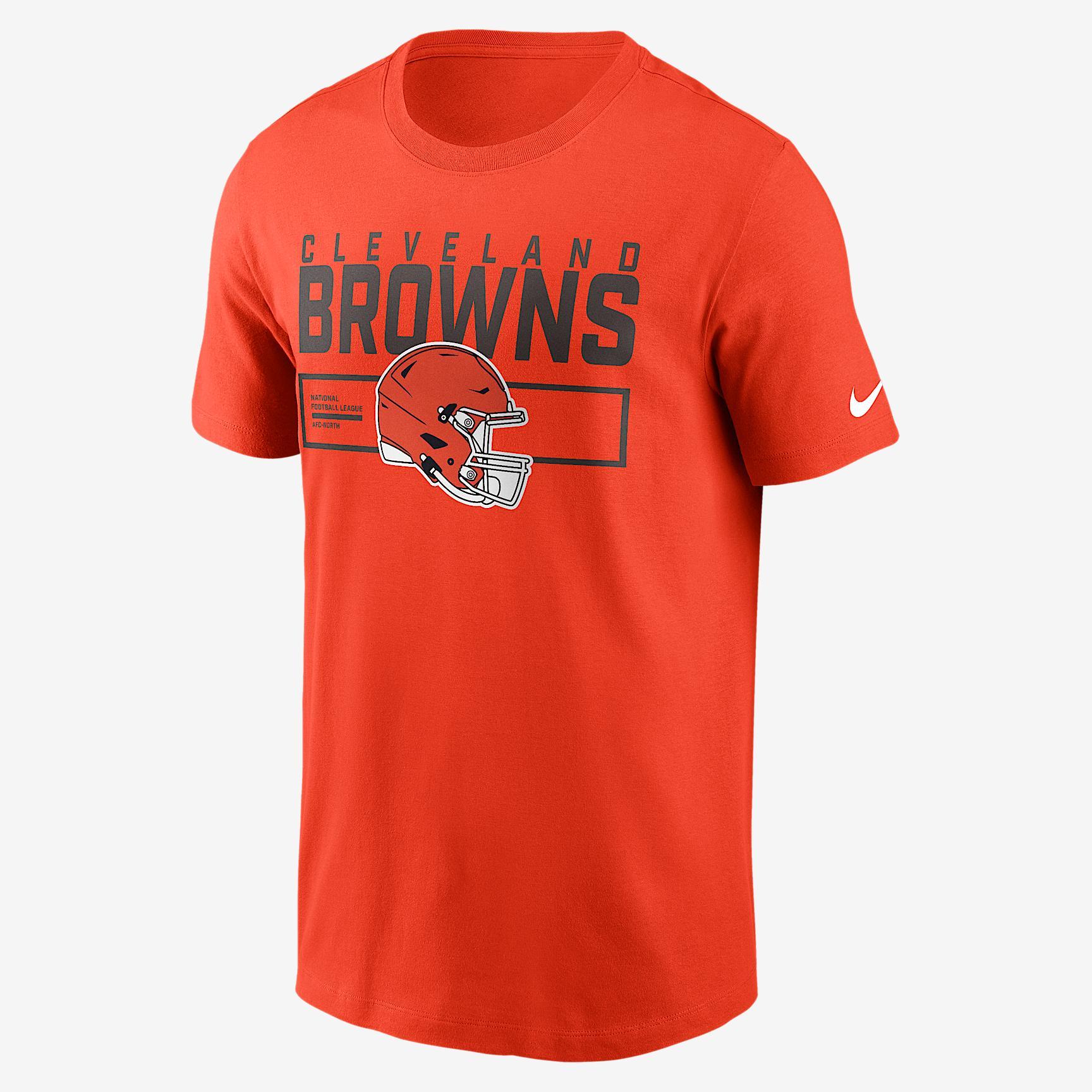 Cleveland Browns Helmet Essential Nike Men's NFL T-Shirt Product Image