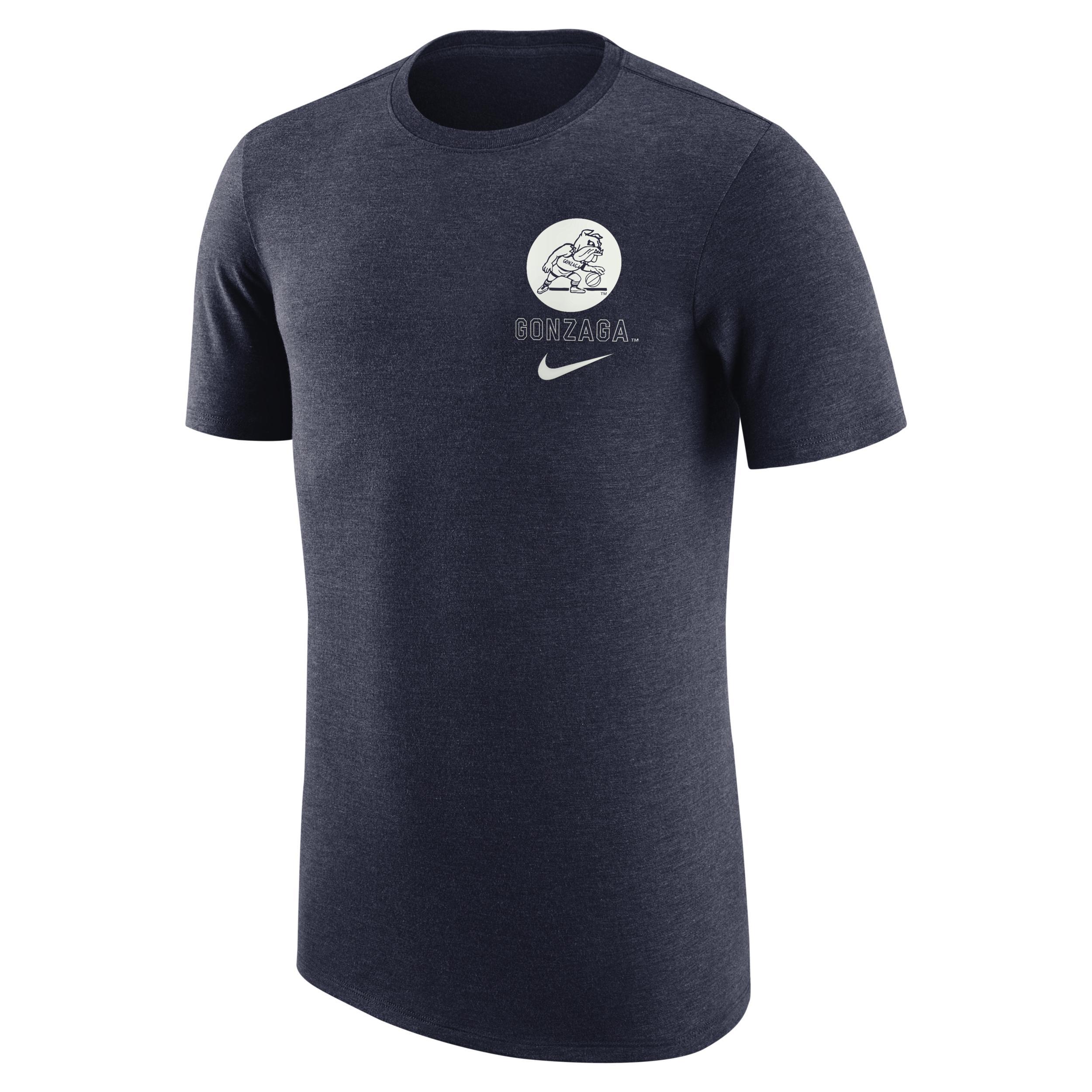 Men's Nike Navy Gonzaga Bulldogs Retro Tri-Blend T-Shirt, Size: 2XL, Zag Blue Product Image