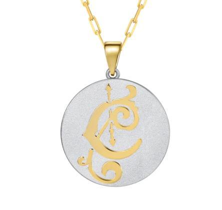 Saints & Saviors Fancy Initial K Pendant Necklace Product Image
