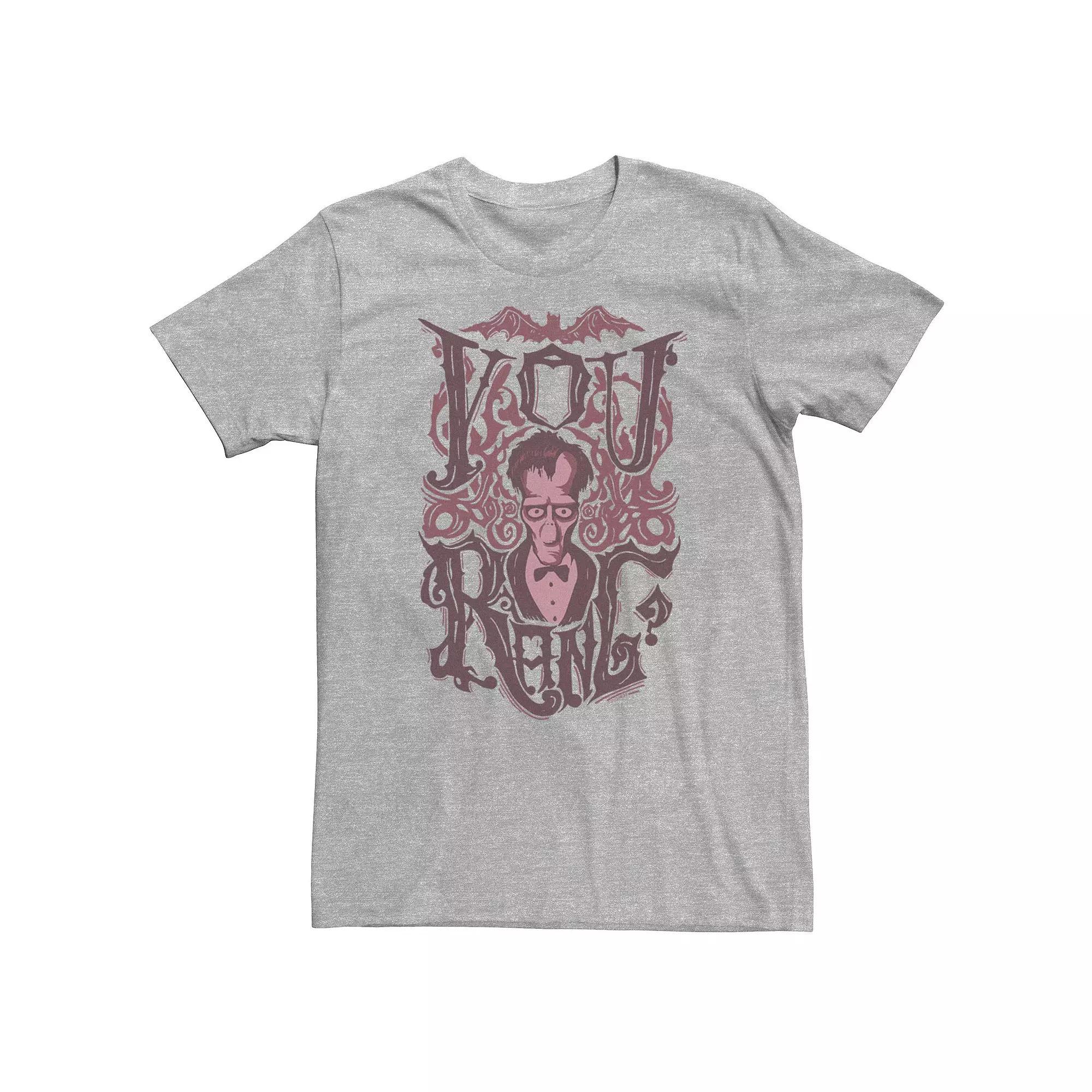 Men's The Addams Family Lurch You Rang Artsy Portrait Tee, Size: Medium, Athletic Grey Product Image