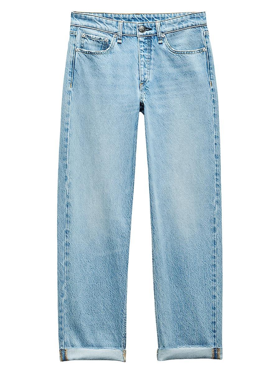 Womens Dre Low-Rise Baggy Boyfriend Jeans Product Image