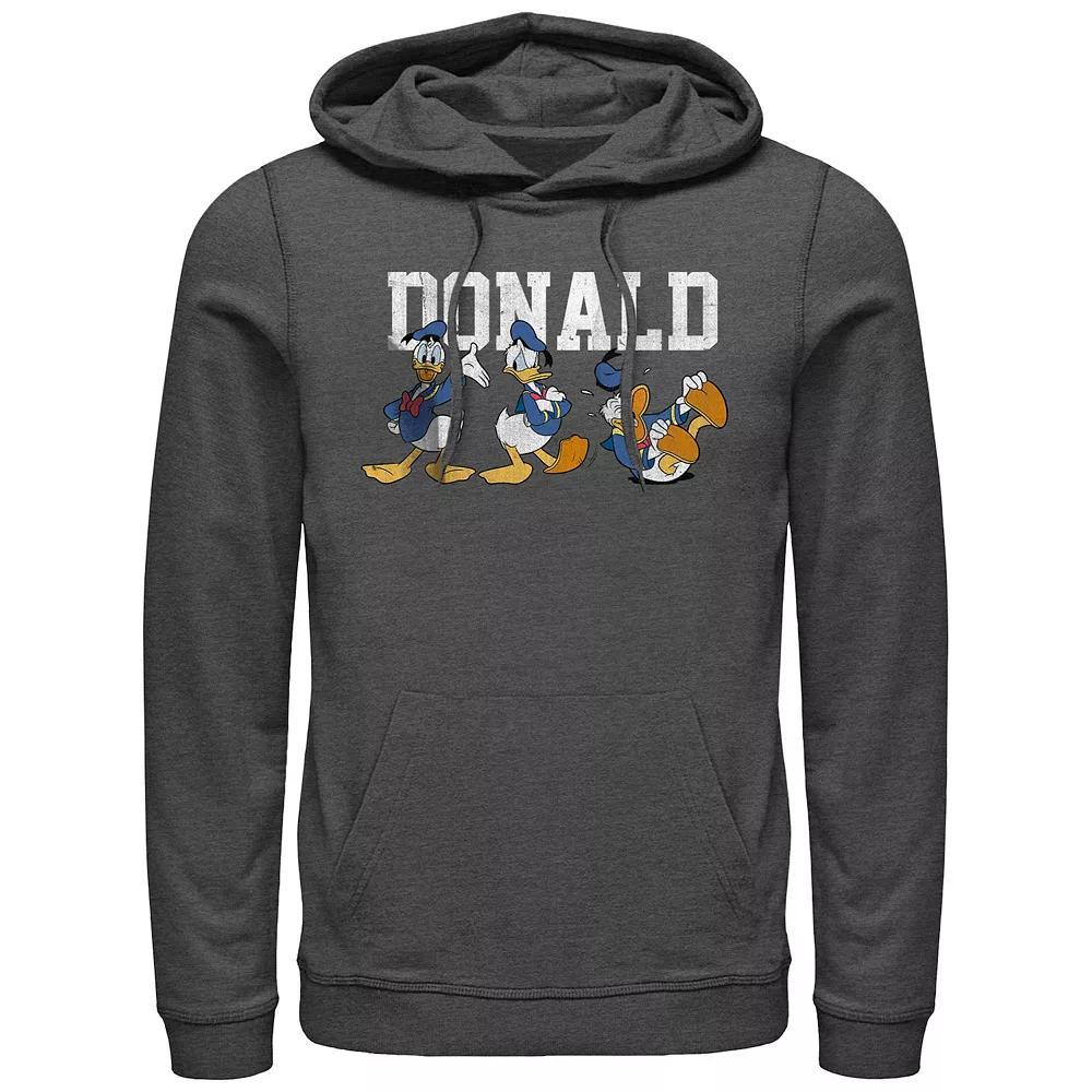 Men's Donald Duck Many Moods Graphic Hoodie, Size: XXL, Grey Heather Product Image