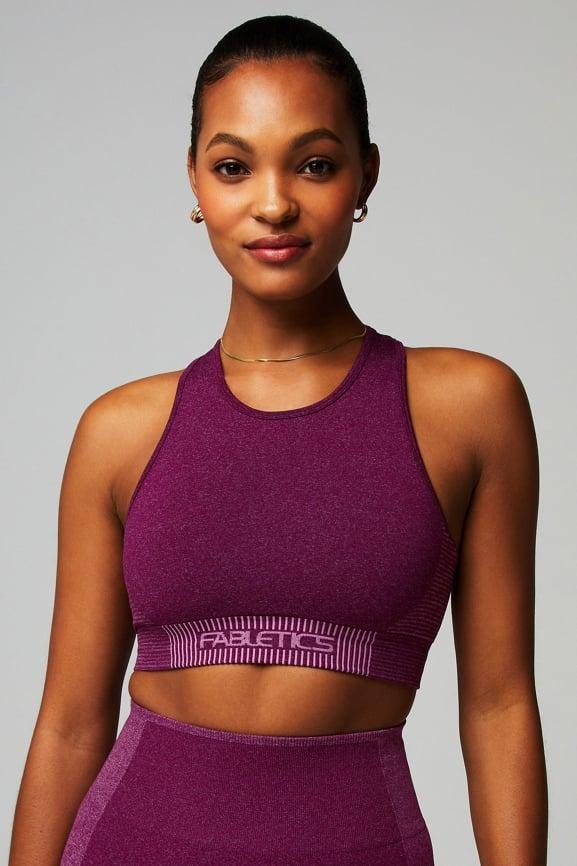 Seamless Low Impact Sport Stripe Bra Product Image