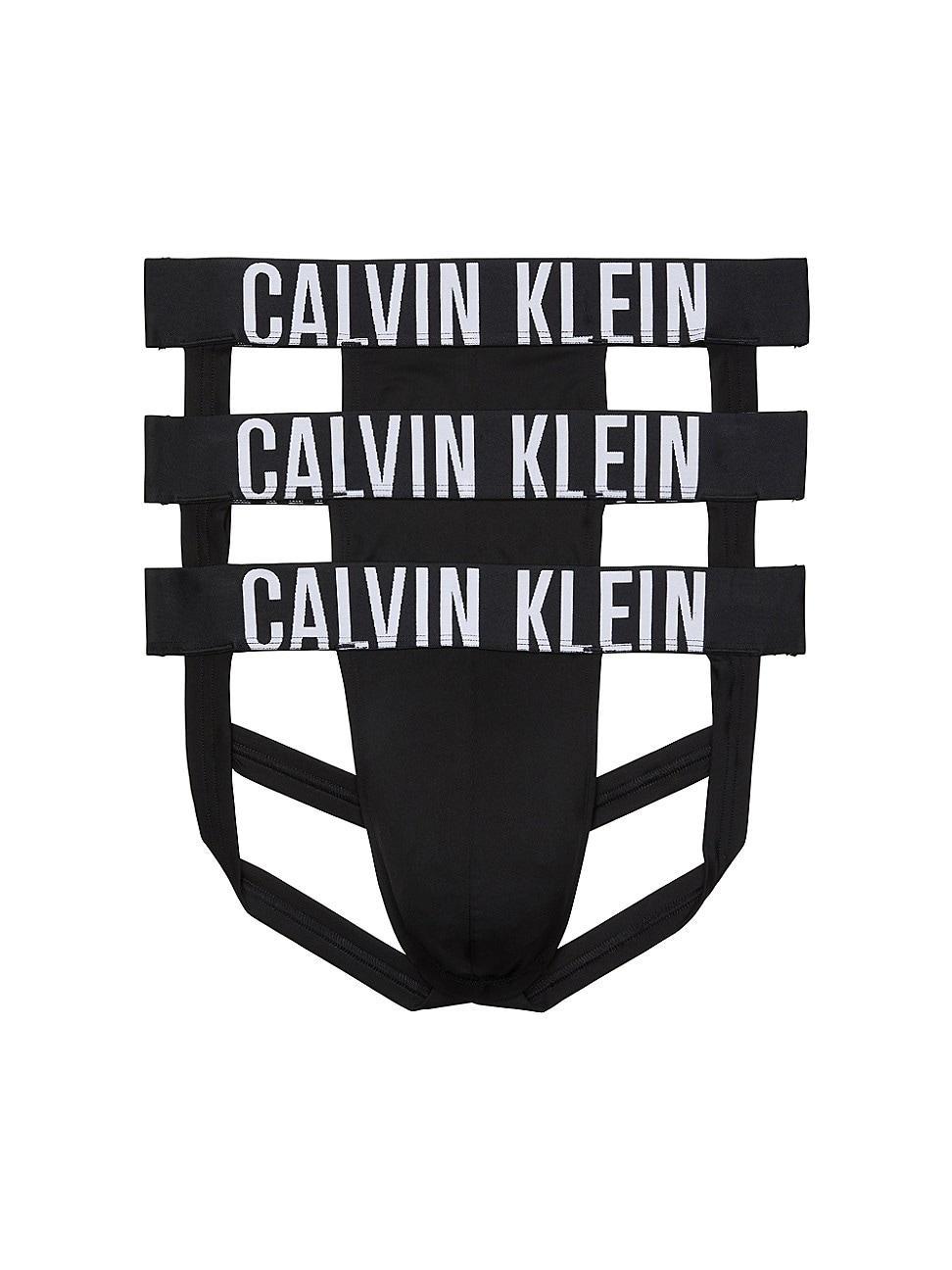 Mens 3-Pack Intense Power Pride Logo Jock Strap Product Image