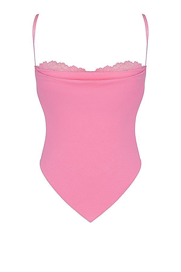 Aurelia French Pink Hanky Hem Top Product Image