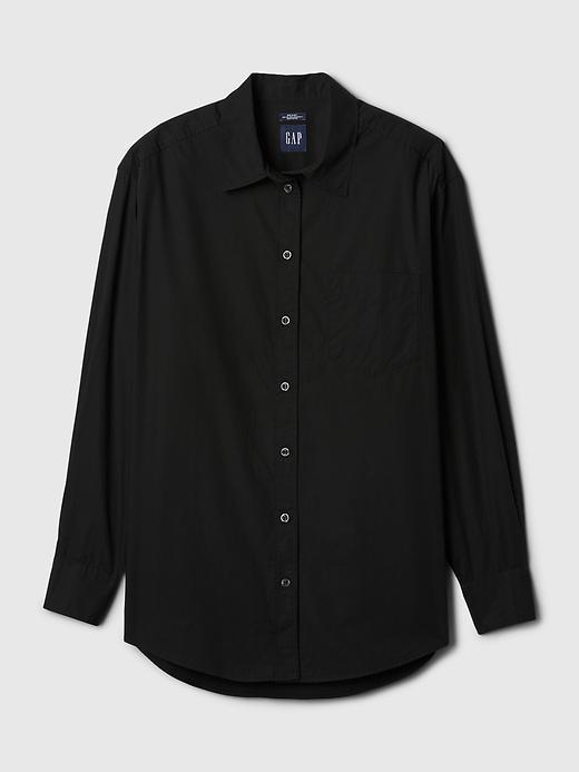 Organic Cotton Poplin Big Shirt Product Image
