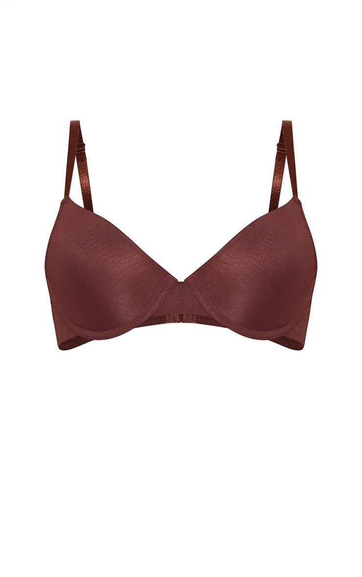 Brown Underwired T-Shirt Bra Product Image
