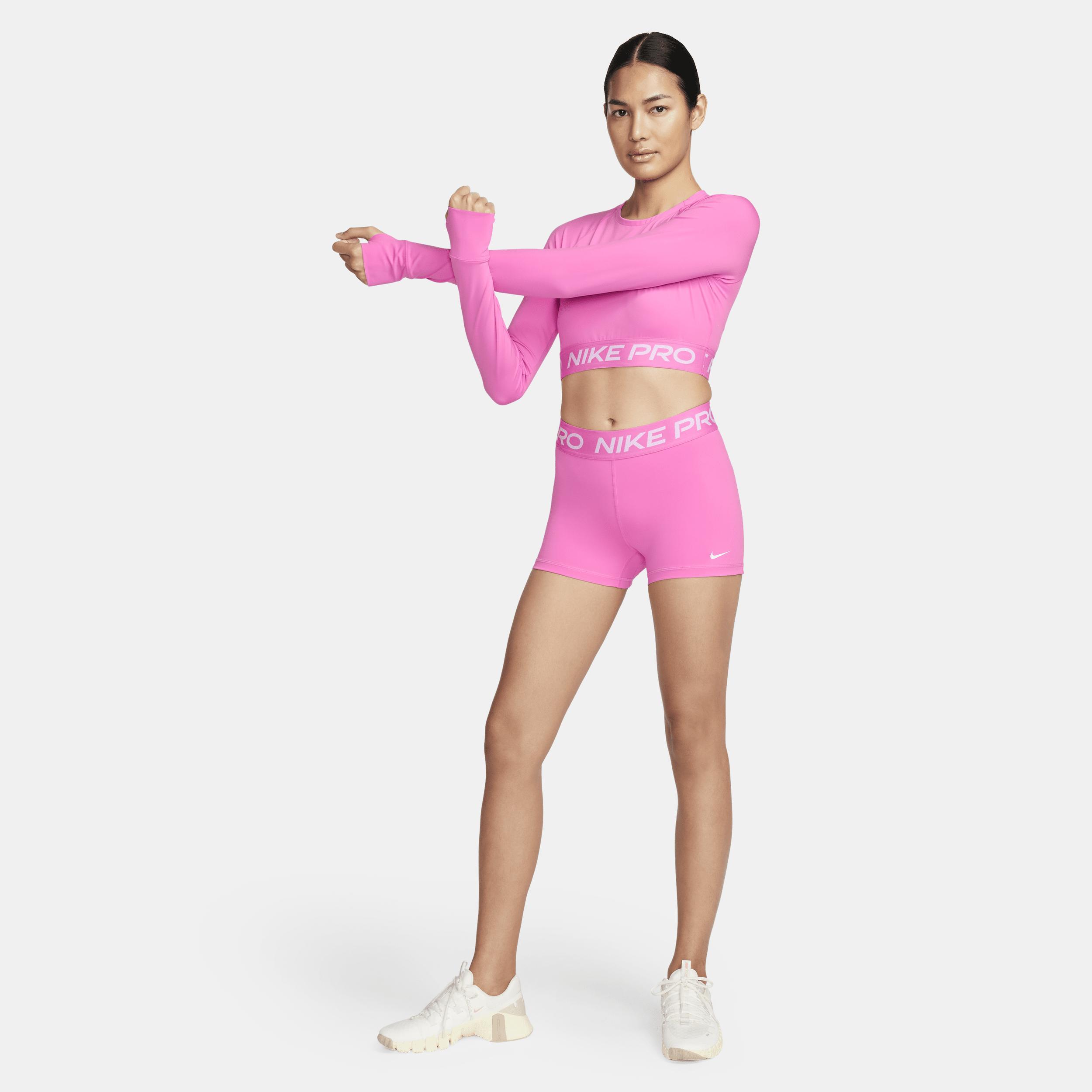 Nike Pro Women's Dri-FIT Cropped Long-Sleeve Top Product Image