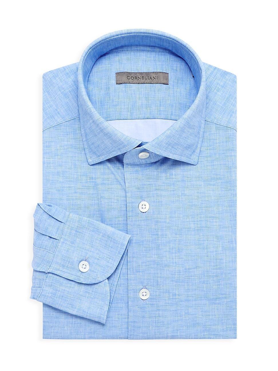 Mens Stretch Button-Front Shirt Product Image