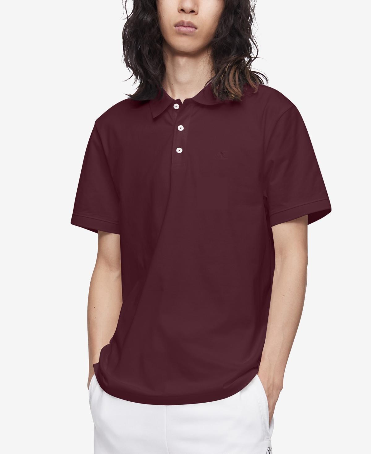 Calvin Klein Short Sleeve Classic Fit Smooth Polo Shirt Product Image