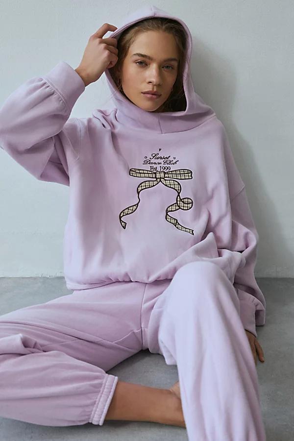Out From Under Leisure Graphic Hoodie Sweatshirt Womens at Urban Outfitters Product Image