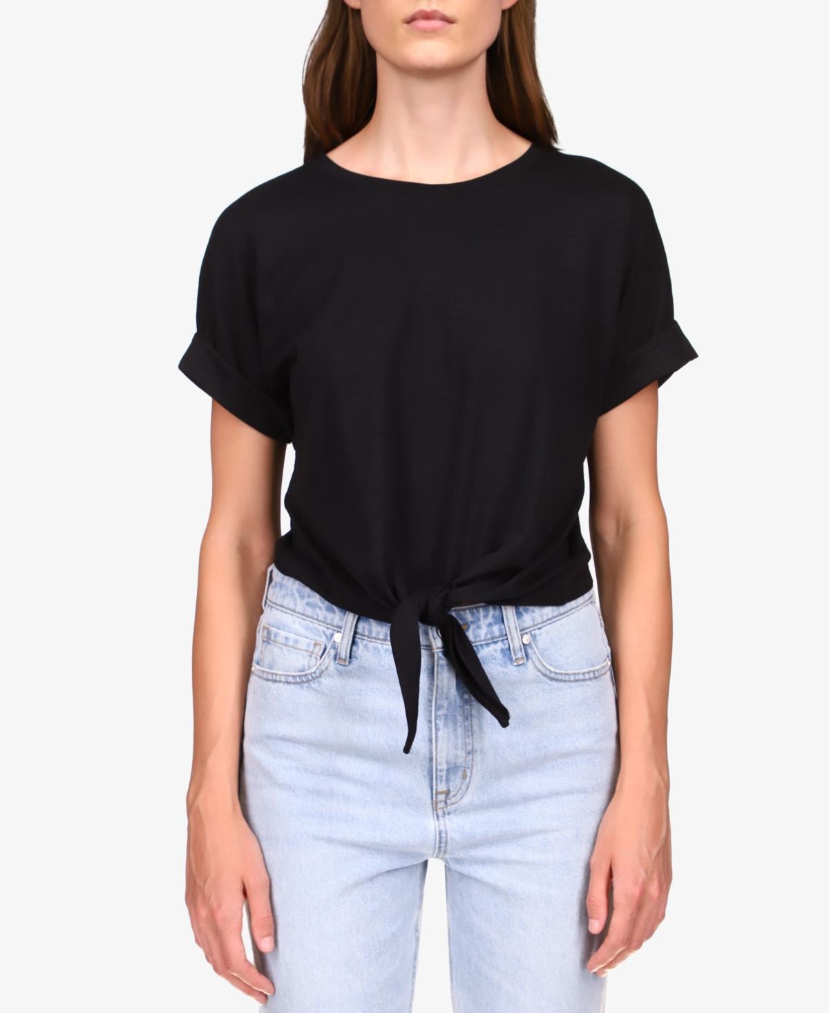 Sanctuary All Day Tie Front Tee Product Image