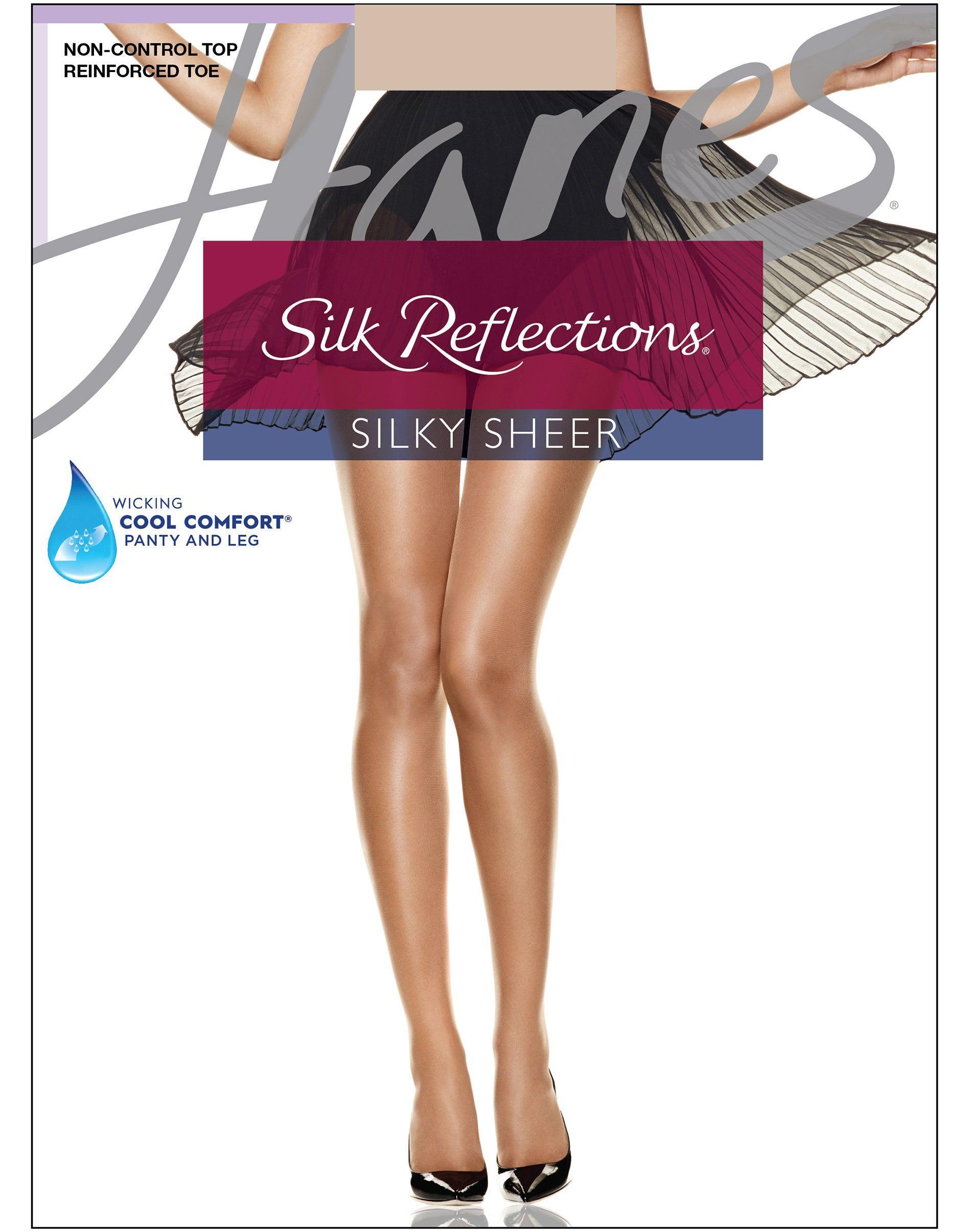 Hanes Silk Reflections Silky Sheer Reinforced Toe Pantyhose Product Image