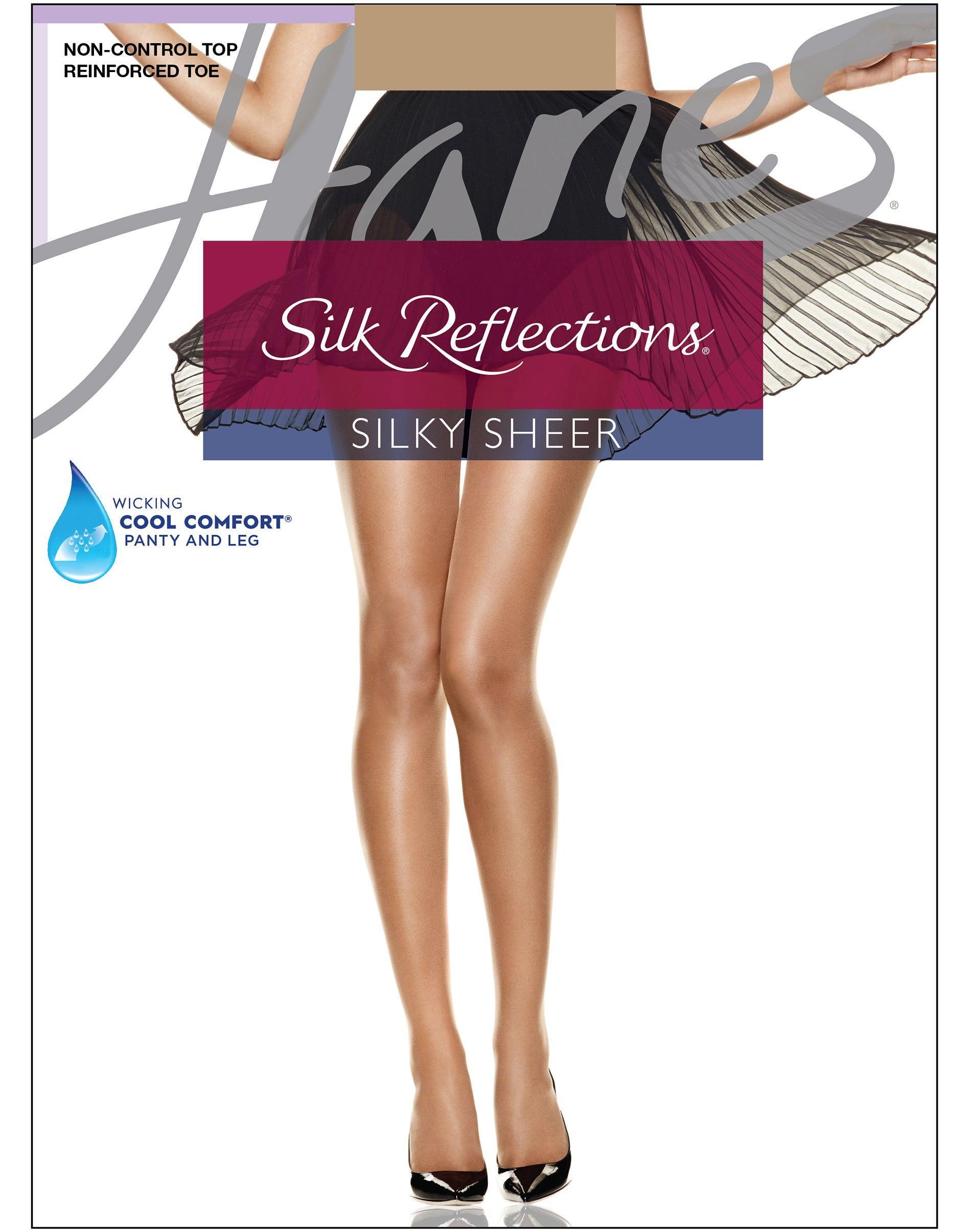 Hanes Silk Reflections Silky Sheer Reinforced Toe Pantyhose Product Image