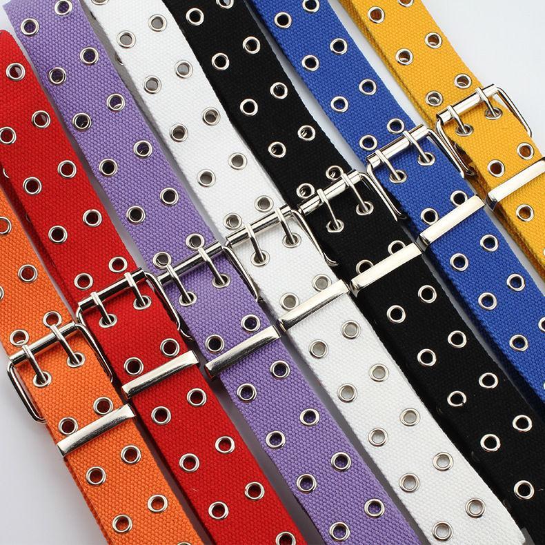 Double Eyelet Canvas Belt Product Image