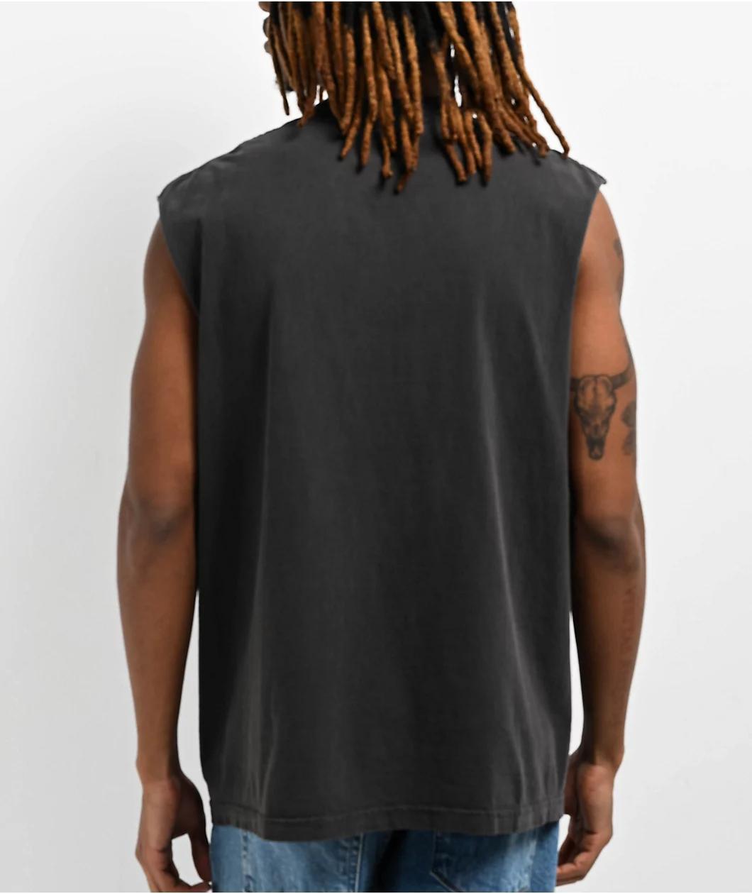 Mike Tyson Vintage Knockdown Black Wash Tank Top Product Image