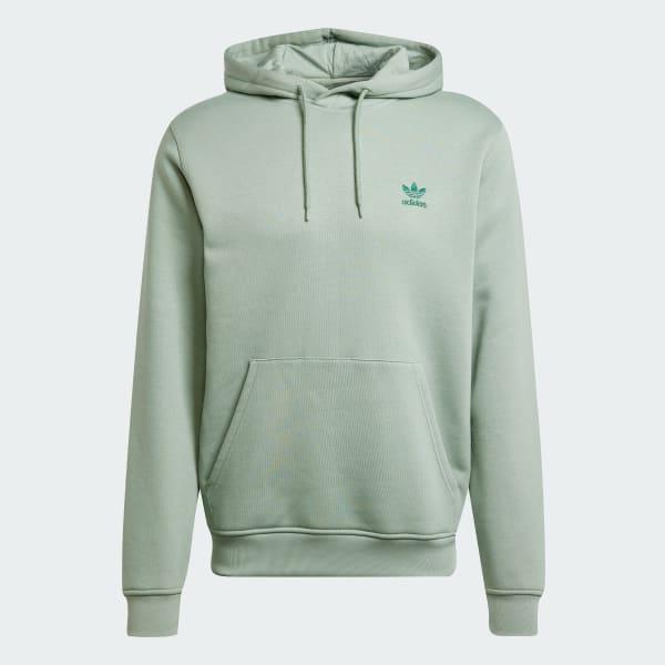 adidas Trefoil Essentials Hoodie Wonder White M Mens Product Image
