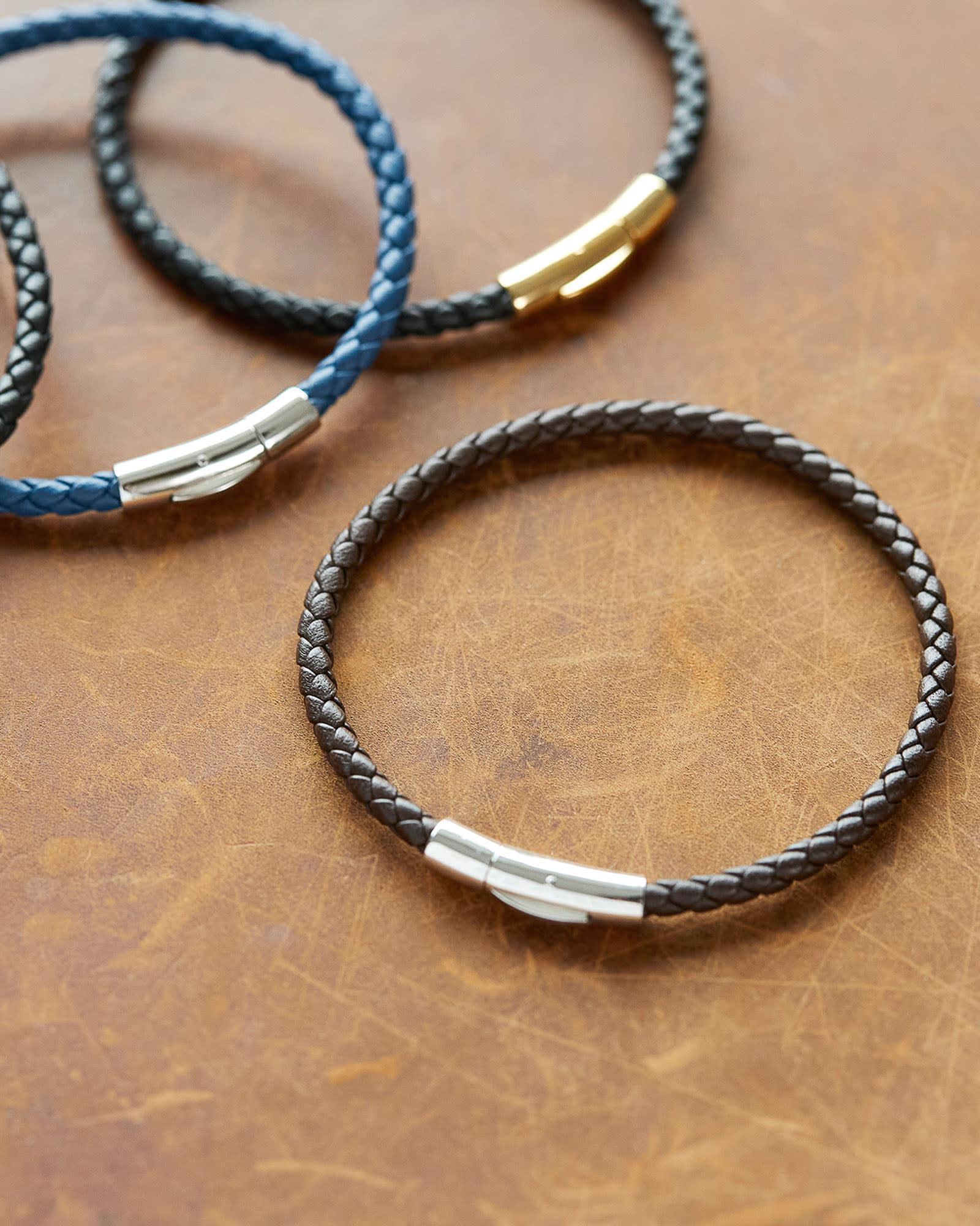 Kendra Scott Evans Oxidized Sterling Silver Corded Bracelet in Teal Mix | Mixed Media Product Image