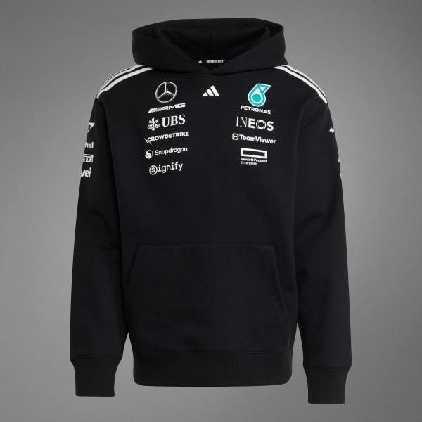 adidas MERCEDES - AMG PETRONAS FORMULA ONE TEAM HOOD Black M Mens Product Image