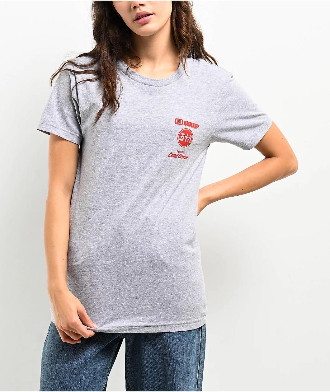 HUF x Land Cruiser Timeline Grey T-Shirt Product Image