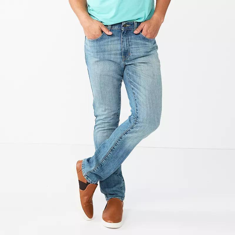 Mens Sonoma Goods For Life Slim-Fit Everyday Jean Light Blue Product Image