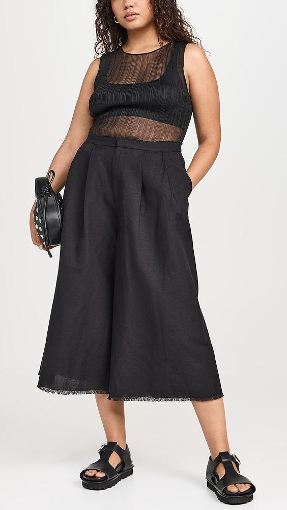 Sea Lara Linen Cropped Pants | Shopbop Product Image