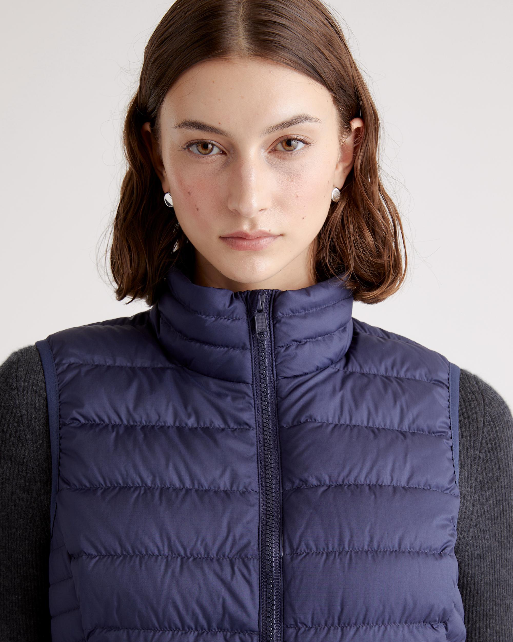 Quince | Women's Lightweight Down Packable Puffer Vest Recycled Polyester Product Image