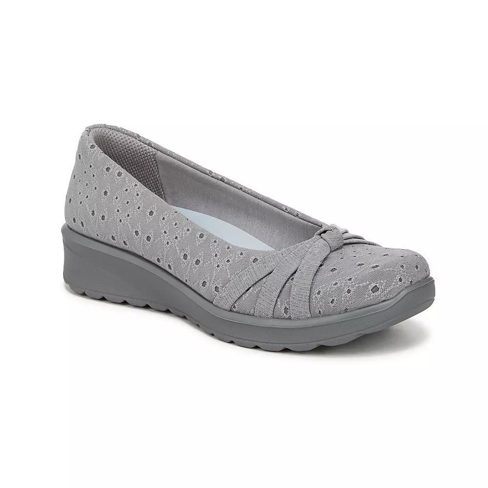 LifeStride Gem 2 Women's Slip-On Shoes, Size: 7.5 Wide, Gray Floral Dot Product Image