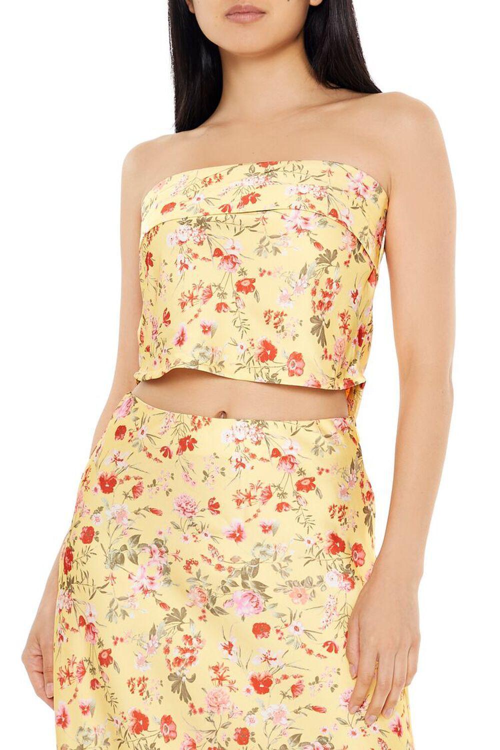 Ditsy Floral Top & Maxi Skirt Set | Forever 21 Product Image