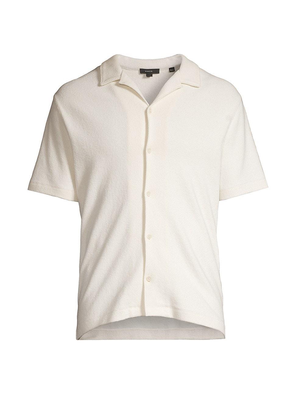 Mens Stretch Boucle Camp Shirt Product Image