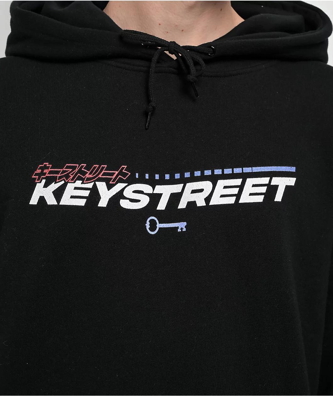 Key Street Send It Black Hoodie Product Image