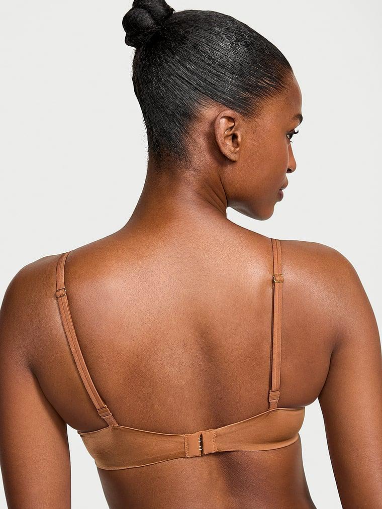 Smooth Lace-Trim Push-Up Bra Product Image